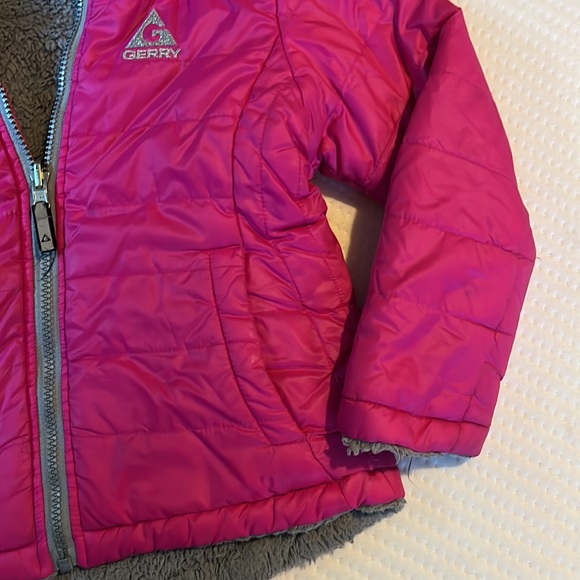 Girls Hot Pink Jacket - Picture 4 of 5
